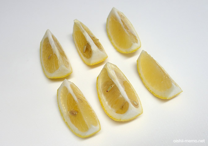 レモンの保存画像