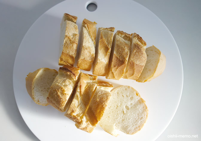 フランスパンの保存画像